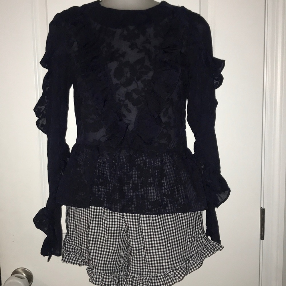 Floral Ruffled Blouse - Picture 2 of 3
